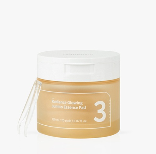 Numbuzin - No.3 Radiance Glowing Jumbo Essence Pad - 70τεμ