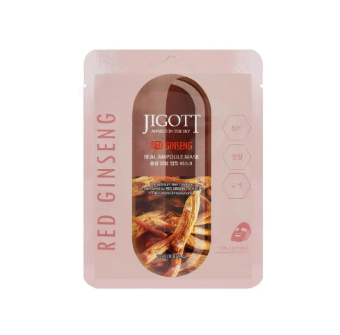 Jigott Red Ginseng Real Ampoule Mask 27ml