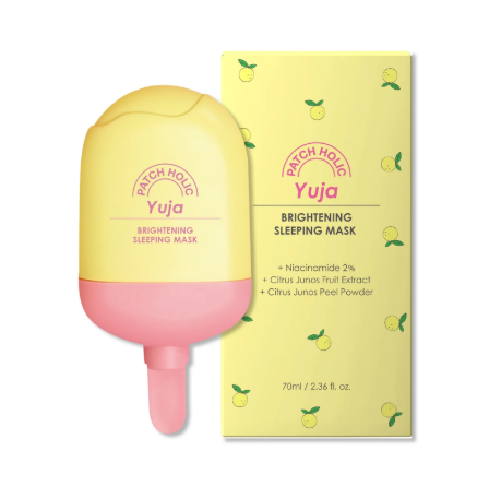 PATCH HOLIC Yuja Brightening Sleeping Mask, 70 ml