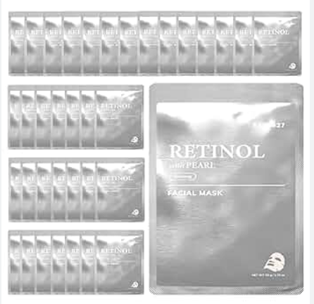 SKIN627 Retinol With Pearl Sheet Mask 22g