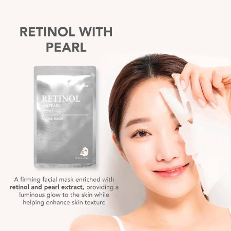 SKIN627 Retinol With Pearl Sheet Mask 22g