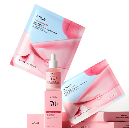 Anua Peach 70 Niacin Brightening Collagen Mask 38g