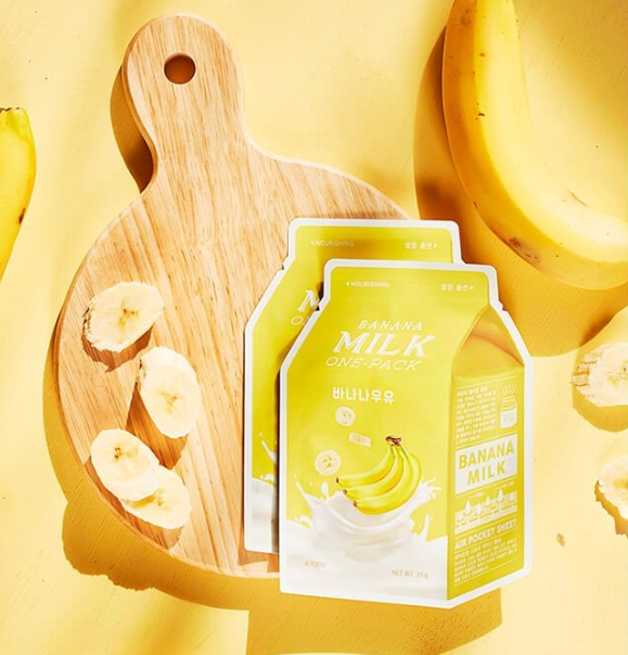 A'pieu Banana Milk One Pack Mask 21g