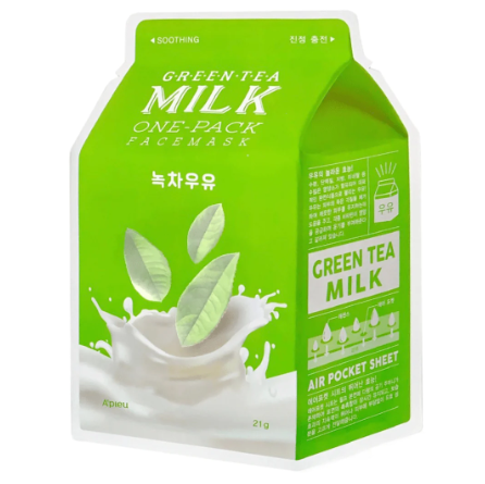 A'Pieu Green Tea Milk One Pack Mask