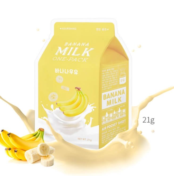 A'pieu Banana Milk One Pack Mask 21g