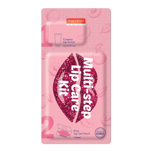 Purederm - Multi-step Lip Care Kit, 2g + 3,2g