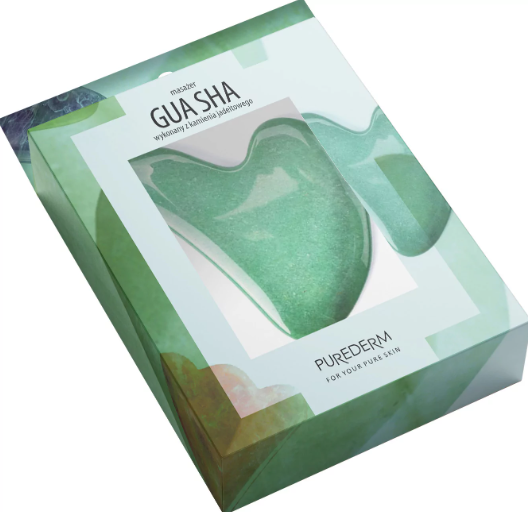 PUREDERM Guasha Green Jade 8x5x0,4cm