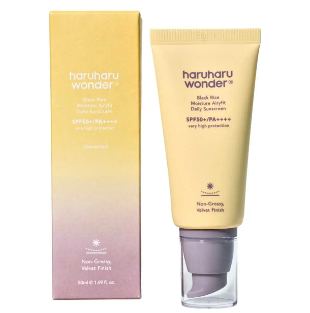 Haruharu WONDER - Black Rice Moisture Airyfit Sunscreen 50ml