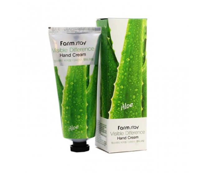 Farmstay Visible Difference Hand Cream (Aloe) 100ml