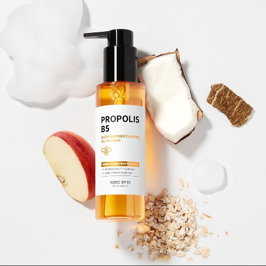 SOME BY MI - Propolis B5 Glow Barrier Calming Oil to Foam 120ml