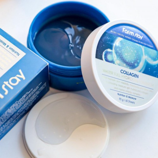 FarmStay Collagen Water Full Hydrogel Μάσκα Ματιών για Θρέψη 60pcs