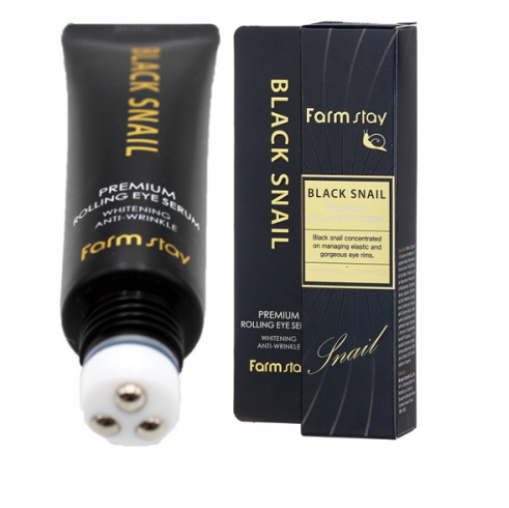FarmStay Black Snail Premium Rolling Eye Serum 25ml