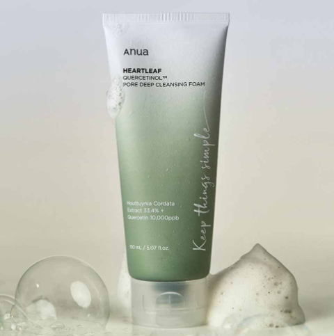 Anua Heartleaf Quercetinol Pore Deep Cleansing Foam 150ml