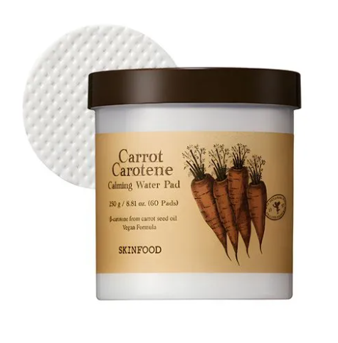 SKINFOOD Carrot Carotene Calming Water Pad 250g 60 pad