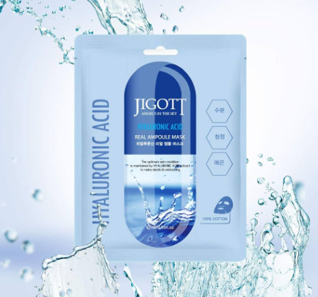 Jigott Hyaluronic Acid Real Ampoule Mask 27ml
