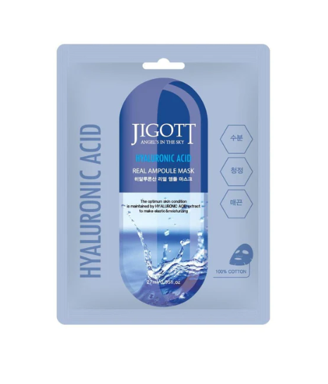 Jigott Hyaluronic Acid Real Ampoule Mask 27ml