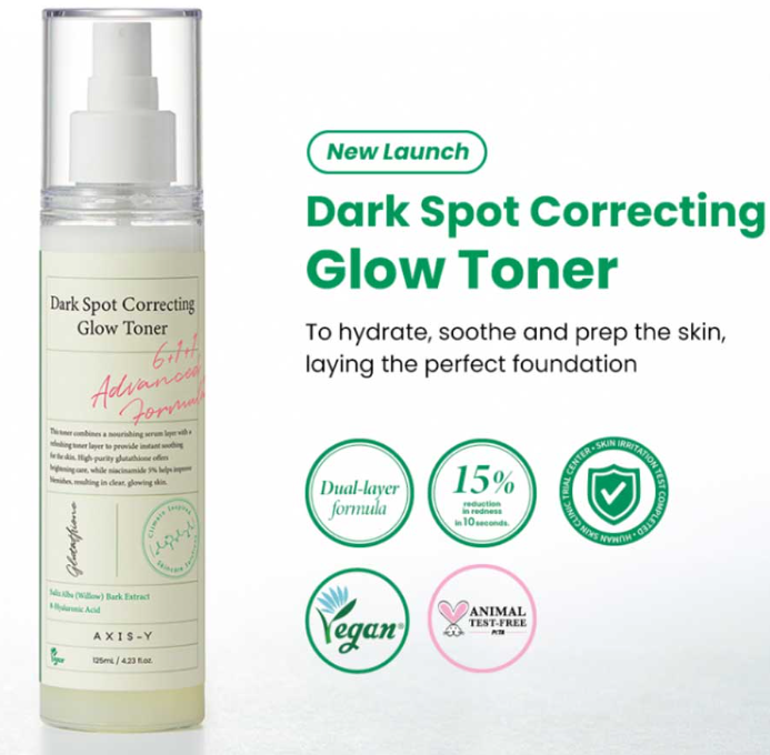 AXIS-Y Dark Spot Correcting Glow Toner 125 ml