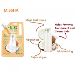 Missha Talks Vegan Pocket Sleeping Mask Mega Nutritious 10g