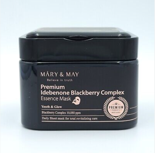 Mary & May Premium Idebenone Blackberry Complex Essence Mask Set 20τμχ