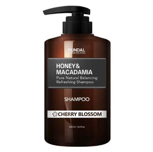 Kundal Honey & Macadamia Pure Natural Shampoo - Cherry Blossom 500ml