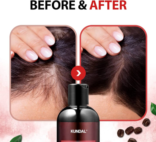 Kundal Caffeine Shampoo - White Musk 500ml