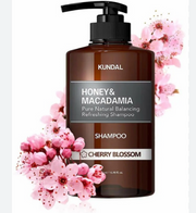 Kundal Honey & Macadamia Pure Natural Shampoo - Cherry Blossom 500ml