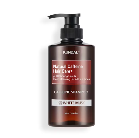 Kundal Caffeine Shampoo - White Musk 500ml