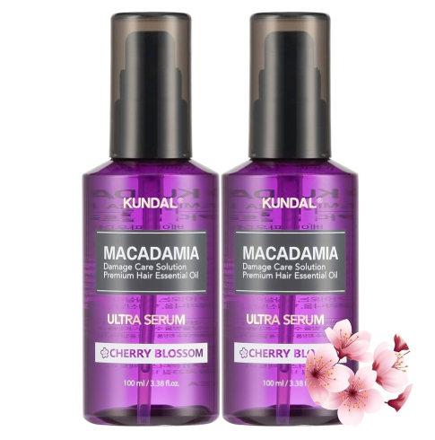 Kundal Macadamia Ultra Hair Serum  - Cherry Blossom 100ml