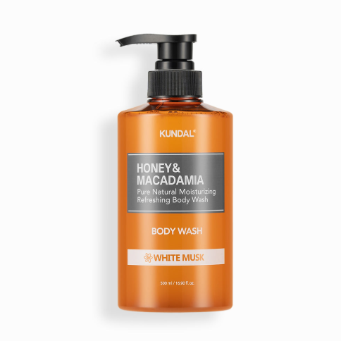 Kundal Honey & Macadamia Pure Body Wash - White Musk 500ml