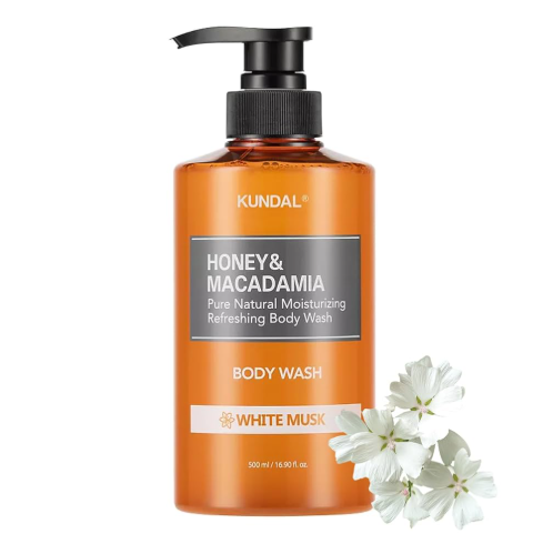 Kundal Honey & Macadamia Pure Body Wash - White Musk 500ml