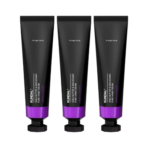 Kundal Shea Butter & Macadamie Pure Hand Cream - French Lavender 50ml