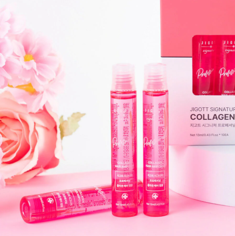 Jigott Signature Professional Collagen Hair Ampoule  10 τεμάχια x 13 ml
