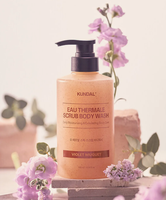 Kundal Scrub Body Wash - Violet Muguet 500ml