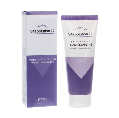 Jigott Vita Solution 12 Brightening Foam Cleansing 180ml