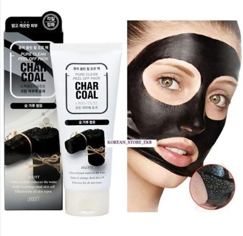 Jigott Pure Clean Charcoal Peel Off Mask 180ml