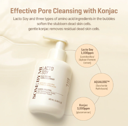 SOMEBYMI Lactosoy Mild Bubble Peeling Cleanser 180ml