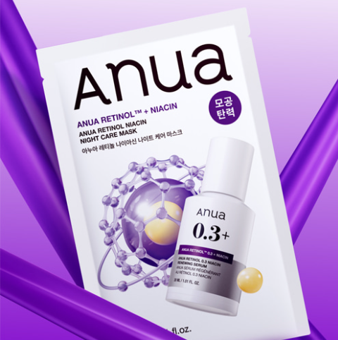 Anua Retinol Niacin Night Care Mask 24ml