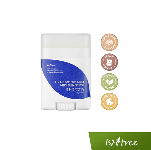 Isntree - Hyaluronic Acid Airy Sun Stick SPF 50+ PA ++++