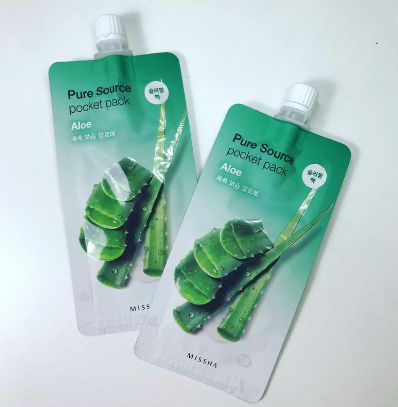 MISSHA PURE SOURCE POCKET PACK ALOE 10ml