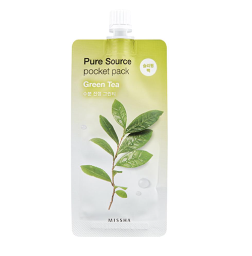 MISSHA PURE SOURCE POCKET PACK GREEN TEA 10ml