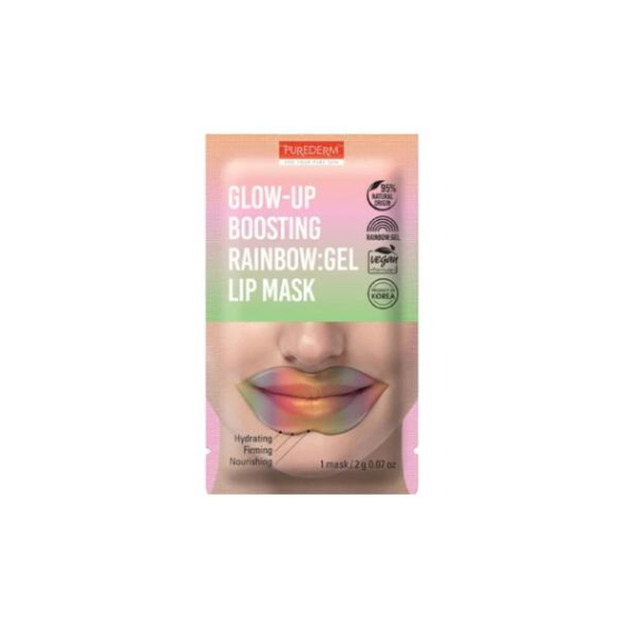 Purederm Glow-Up Boosting Rainbow Gel Lip Mask 2g