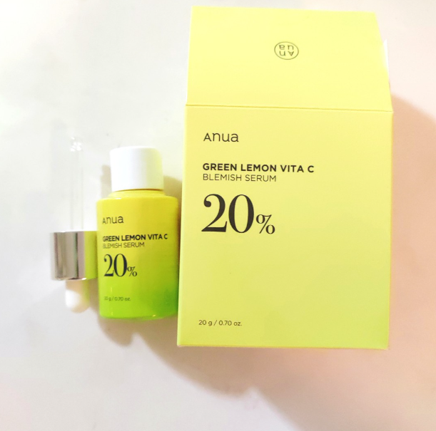 Anua Green Lemon Vita C Blemish Serum 20%  20ml