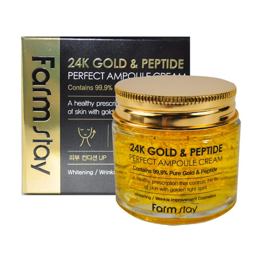 Farm Stay 24K Gold & Peptide Perfect Ampoule Cream 80ml