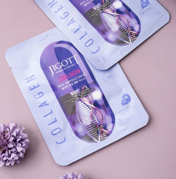 Jigott Collagen Real Ampoule Sheet Mask 27ml