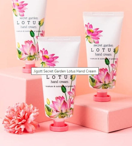 Jigott Secret Garden Lotus Hand Cream 100ml