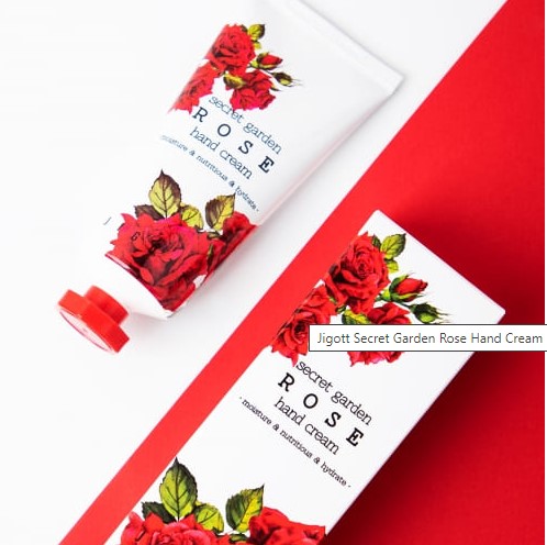 Jigott Secret Garden Rose Hand Cream 100ml