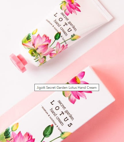 Jigott Secret Garden Lotus Hand Cream 100ml